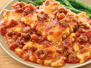 Ravioli in Meat Sauce