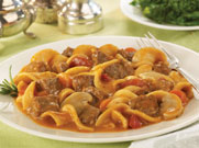 Stroganoff Sauce with Beef and Noodles