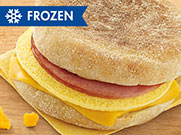 Canadian Bacon & Egg White Biscuit