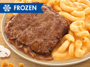 Salisbury Steak With Mac & Cheese