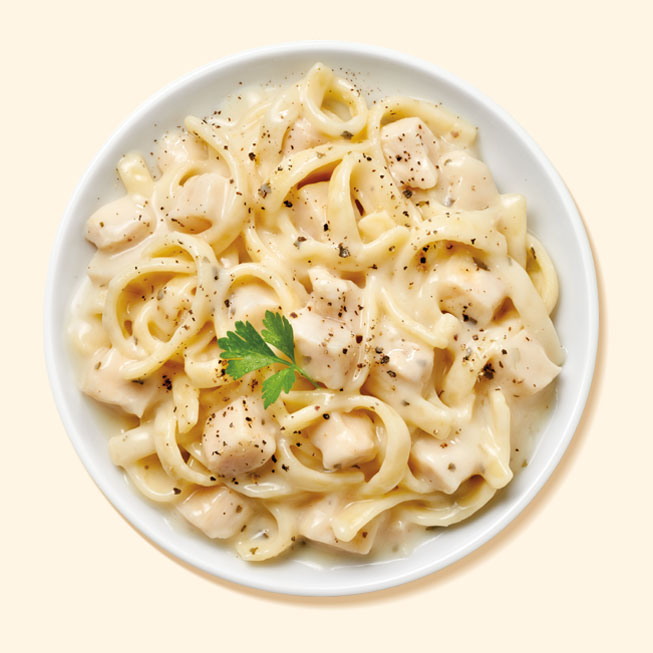 Fettuccine Alfredo (V), Lunch & Dinner Menu