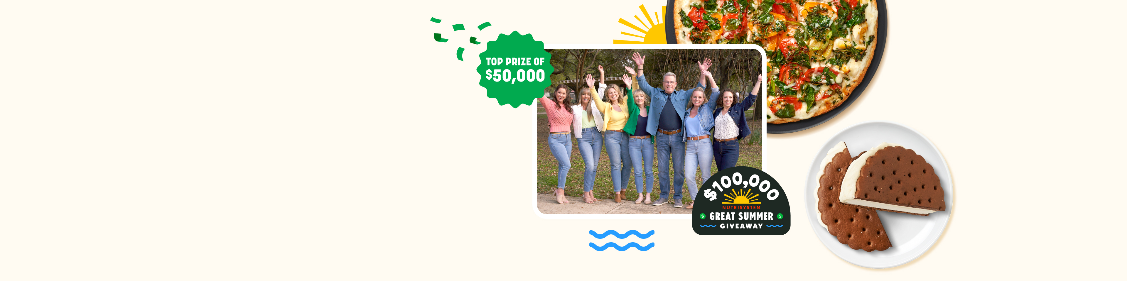 $100,000 Great Savings Giveaway. Top prize of $50,000.