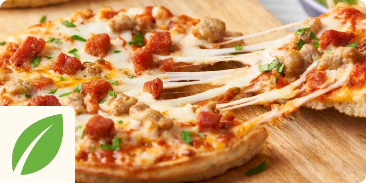 Nutrisystem loaded pizza