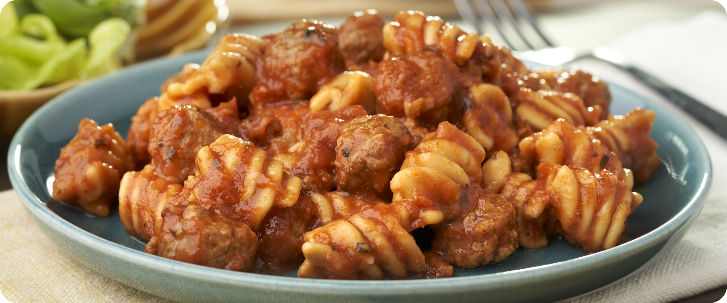rotini and meatballs