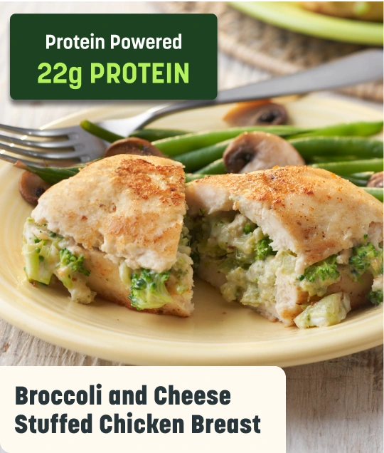 Broccoli and Cheese Stuffed Chicken Breast