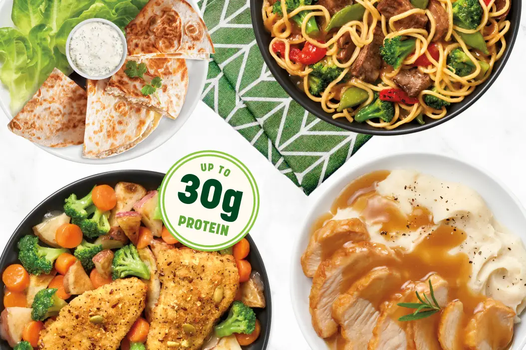 skillet meals, up to 30g protein