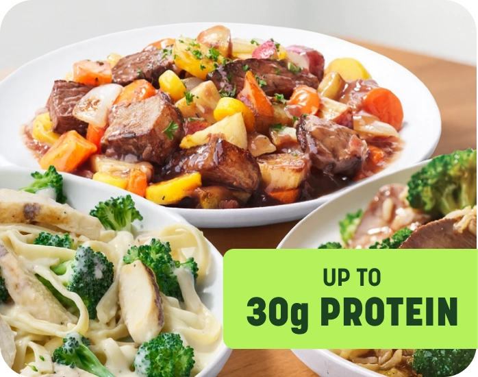 up to 30g protein