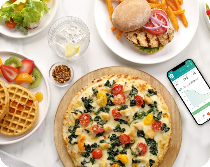 nutrisystem meals on table with phone