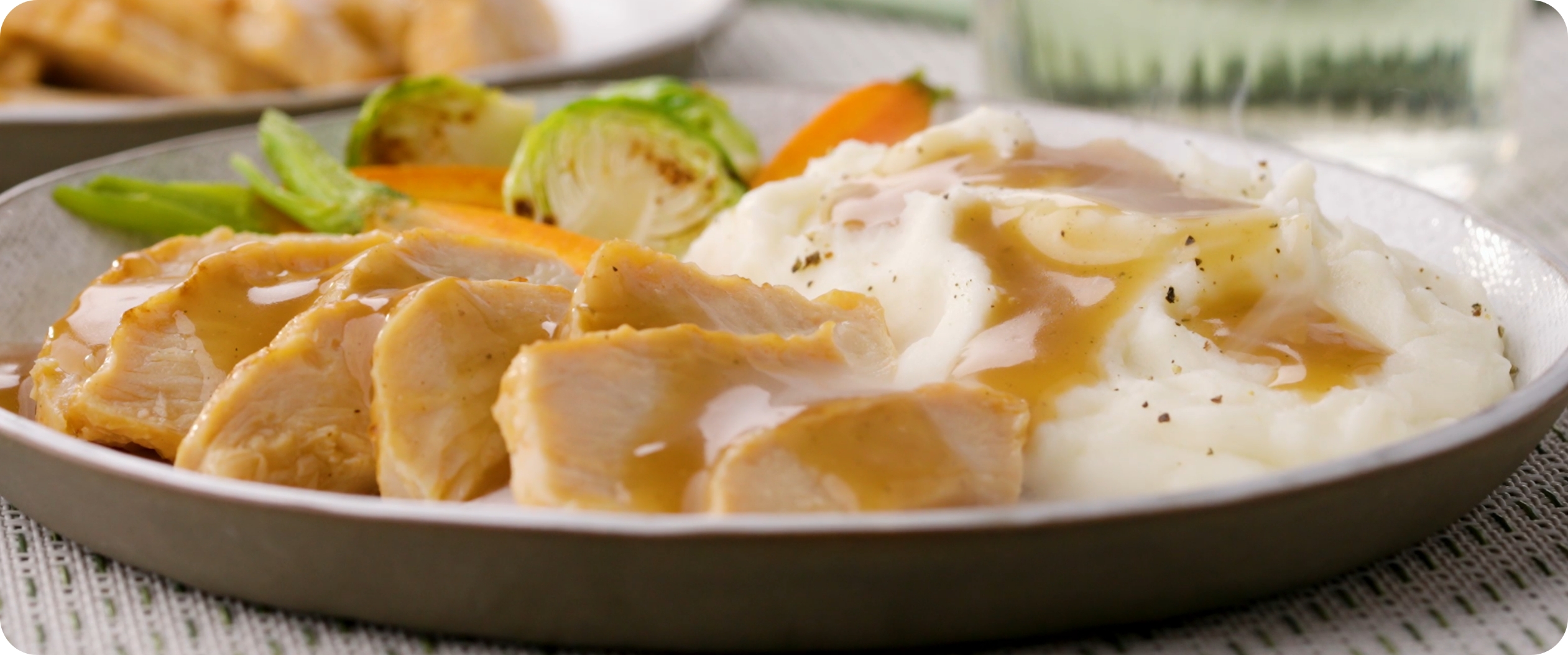 roasted turkey medallions